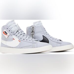 Nike Blazer Mid Rebel 2019 'Wolf Grey' Women's Sneakers BQ4022-006 size 8.5 $100